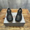 PRADA DOWNTOWN NAPPA LEATHER SNEAKERS BLACK - P044