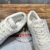 PRADA DOWNTOWN NAPPA LEATHER SNEAKERS IVORY - P043