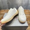 PRADA DOWNTOWN NAPPA LEATHER SNEAKERS IVORY - P043