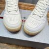 PRADA DOWNTOWN NAPPA LEATHER SNEAKERS IVORY - P043