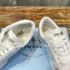 PRADA LEATHER SNEAKERS WITH CRYSTALS - P063