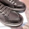 PRADA MACRO RE-NYLON AND BRUSHED LEATHER SNEAKERS - P070