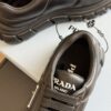 PRADA PADDED NAPPA LEATHER SNEAKERS BLACK - P053