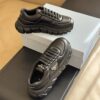 PRADA PADDED NAPPA LEATHER SNEAKERS BLACK - P053