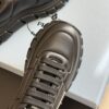 PRADA PADDED NAPPA LEATHER SNEAKERS BLACK - P053