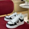 PRADA VOLUMINOUS SNEAKERS WHITE BLACK - P062