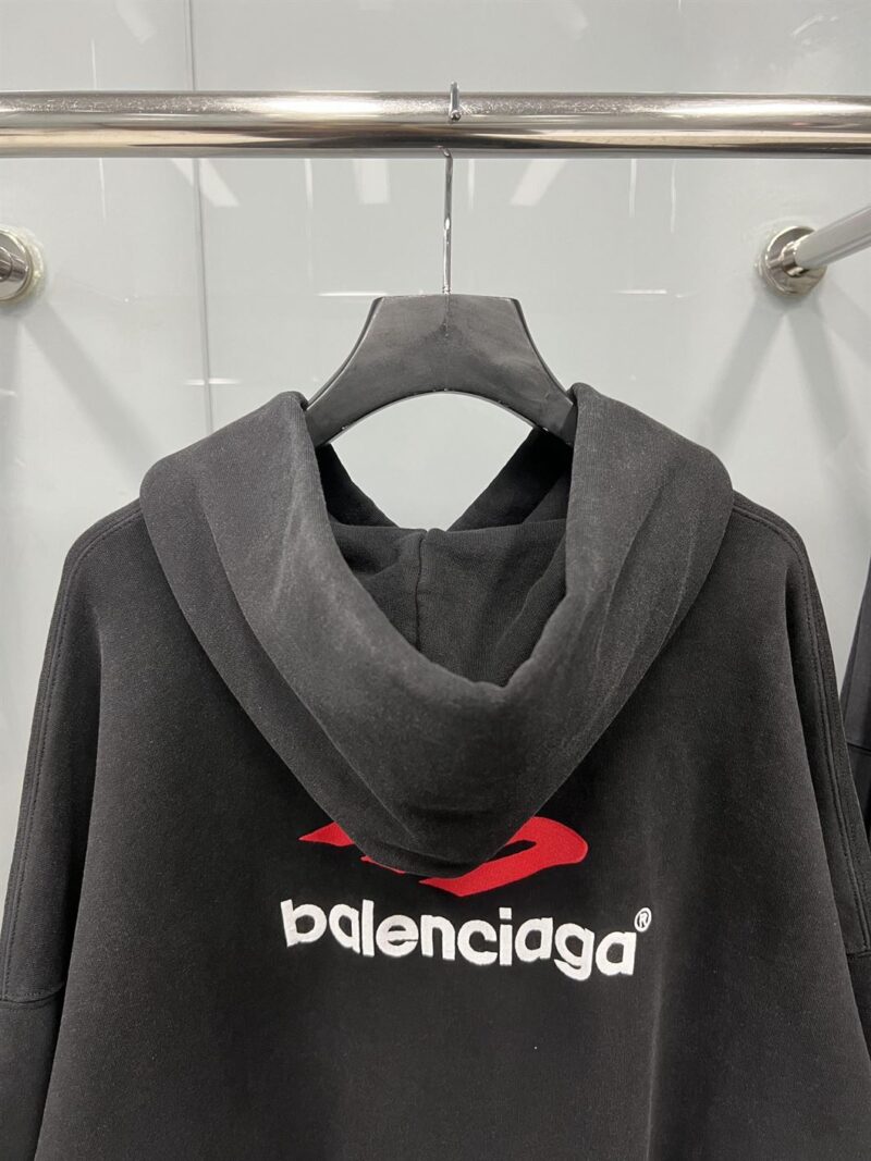 BALENCIAGA 3B SPORTS ICON COTTON HOODIE - BH035