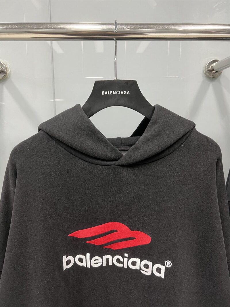 BALENCIAGA 3B SPORTS ICON COTTON HOODIE - BH035