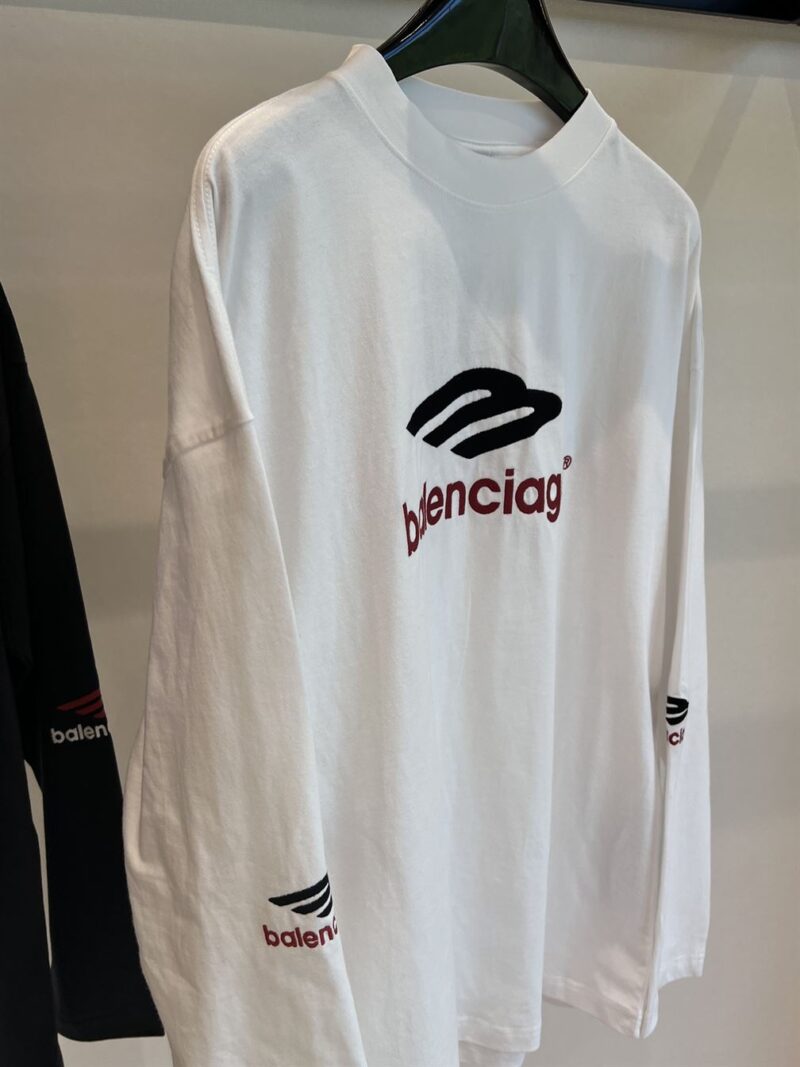 BALENCIAGA 3B SPORTS ICON LONG-SLEEVE SHIRT - BH031