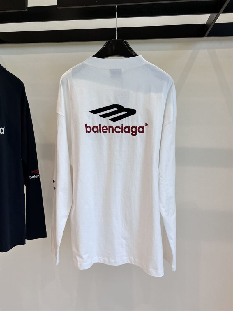 BALENCIAGA 3B SPORTS ICON LONG-SLEEVE SHIRT - BH031