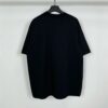 BALENCIAGA ANTWERPEN INSIDE-OUT T-SHIRT OVERSIZED IN BLACK - Y044