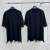 BALENCIAGA BB CLASSIC BALENCIAGA CROPPED T-SHIRT OVERSIZED IN BLACK - Y029