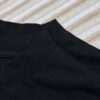 BALENCIAGA BB CLASSIC BALENCIAGA CROPPED T-SHIRT OVERSIZED IN BLACK - Y029