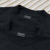 BALENCIAGA BB CLASSIC BALENCIAGA CROPPED T-SHIRT OVERSIZED IN BLACK - Y029