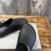 BALENCIAGA BLACK POOL SLIDE CLOGS - E027