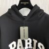 BALENCIAGA CITIES PARIS COTTON JERSEY HOODIE - BH045