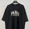 BALENCIAGA CITIES PARIS T-SHIRT IN BLACK - Y045