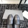 BALENCIAGA COSY BB LOGO MULES IN BLACK - E009