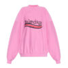 BALENCIAGA COTTON SWEATSHIRT IN PINK - BH024