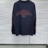 BALENCIAGA CREW NECK STREET STYLE LONG-SLEEVE SHIRT - BH037