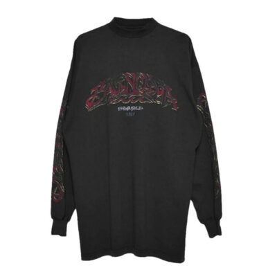 BALENCIAGA CREW NECK STREET STYLE LONG-SLEEVE SHIRT - BH037