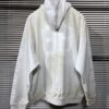 BALENCIAGA CRYPTO HOODIE MEDIUM FIT IN WHITE - BH039