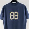 BALENCIAGA CRYPTO T-SHIRT IN BLUE - Y023