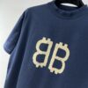 BALENCIAGA CRYPTO T-SHIRT IN BLUE - Y023