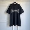 BALENCIAGA DARKWAVE COTTON T-SHIRT - Y042