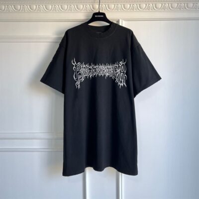 BALENCIAGA DARKWAVE COTTON T-SHIRT - Y042