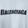 BALENCIAGA DESTROYED LOGO-PRINT HOODIE - BH028