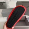 BALENCIAGA FURRY SLIDE RED - E048