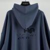 BALENCIAGA HAND-DRAWN BB ICON HOODIE LARGE FIT - BH010