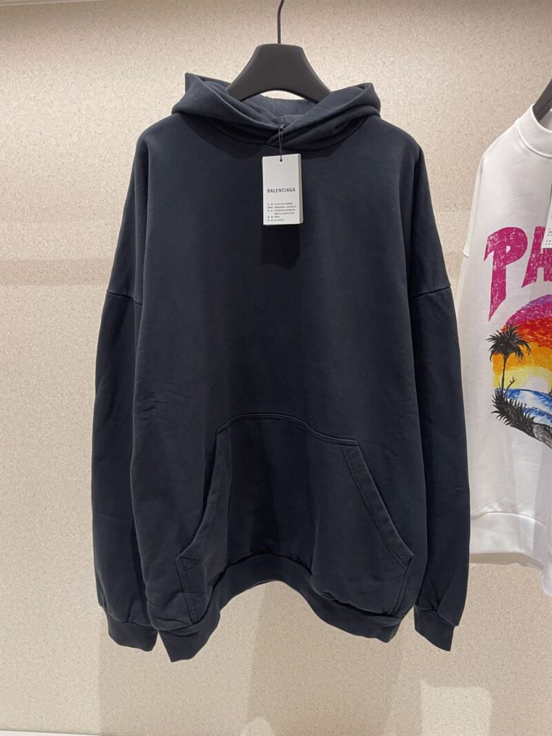 BALENCIAGA HAND-DRAWN HOODIE MEDIUM FIT - BH027