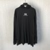 BALENCIAGA INFINITY LOGO OVERSIZE DECONSTRUCTED MIXED MEDIA HOODIE - BH025