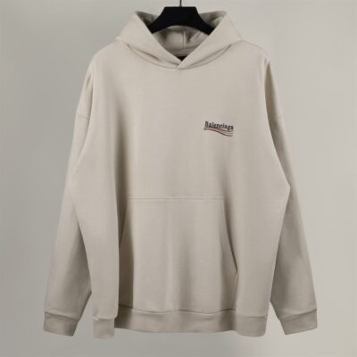 BALENCIAGA LOGO COTTON HOODIE - BH023