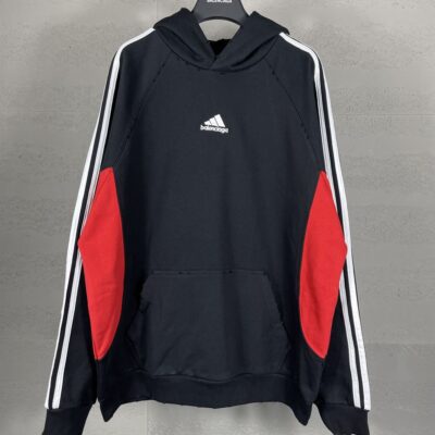 BALENCIAGA X ADIDAS HOODIE BLACK - BH020