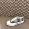 BURBERRY CHECK COTTON SNEAKERS - R035