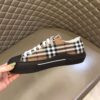 BURBERRY CHECK COTTON SNEAKERS - R036