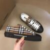 BURBERRY CHECK COTTON SNEAKERS - R036