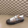 BURBERRY CHECK COTTON SNEAKERS - R036