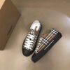 BURBERRY CHECK COTTON SNEAKERS - R036