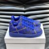 BURBERRY CHECK KNIT BOX SNEAKERS BRIGHT NAVY - R004