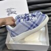 BURBERRY CHECK KNIT BOX SNEAKERS SALT - R002