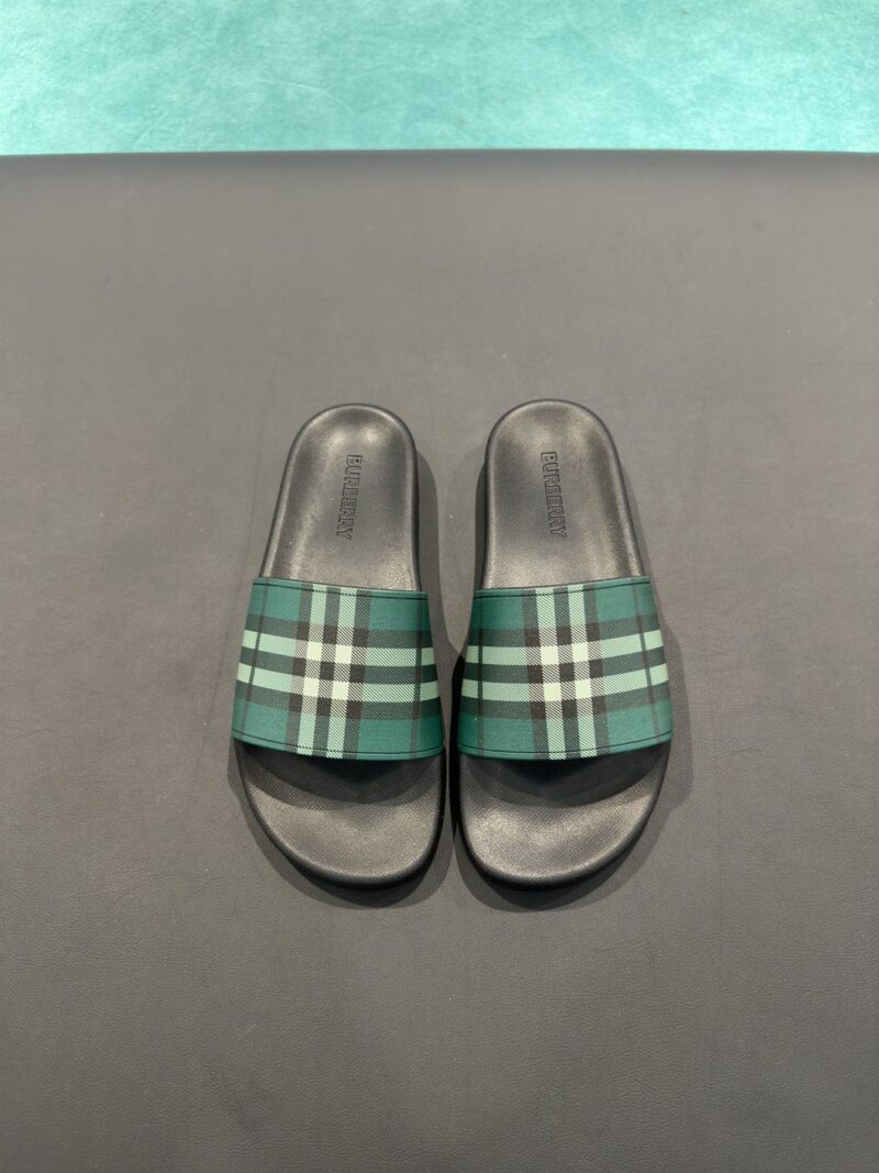 BURBERRY CHECK SLIDES - U003