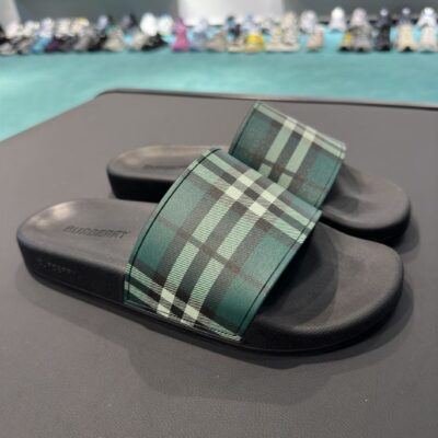 BURBERRY CHECK SLIDES - U003