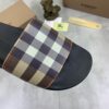 BURBERRY CHECK SLIDES - U004