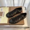 BURBERRY CHECKED LACE-UP SNEAKERS - R018