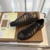 BURBERRY CHECKED LACE-UP SNEAKERS - R018