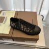 BURBERRY CHECKED LACE-UP SNEAKERS - R018